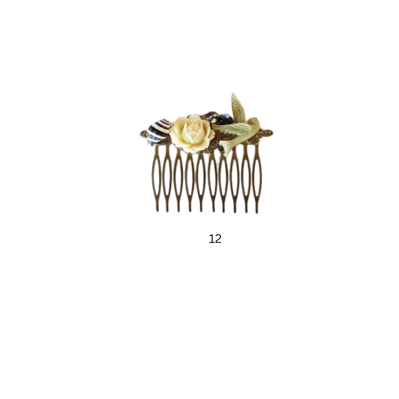 Garden Bloom Vintage Comb Collection