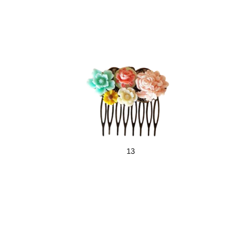 Garden Bloom Vintage Comb Collection