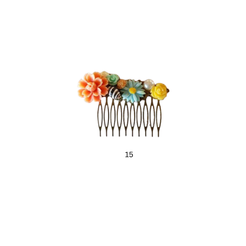 Garden Bloom Vintage Comb Collection