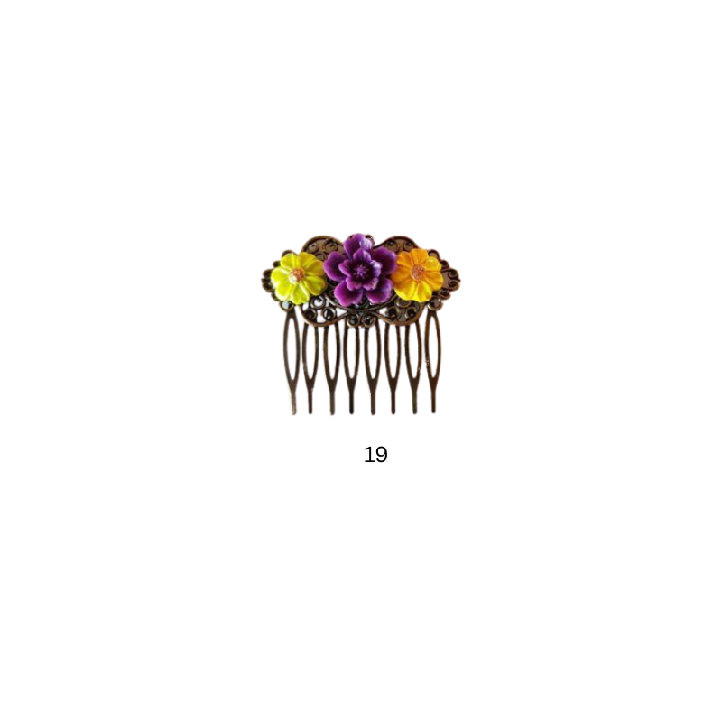 Garden Bloom Vintage Comb Collection