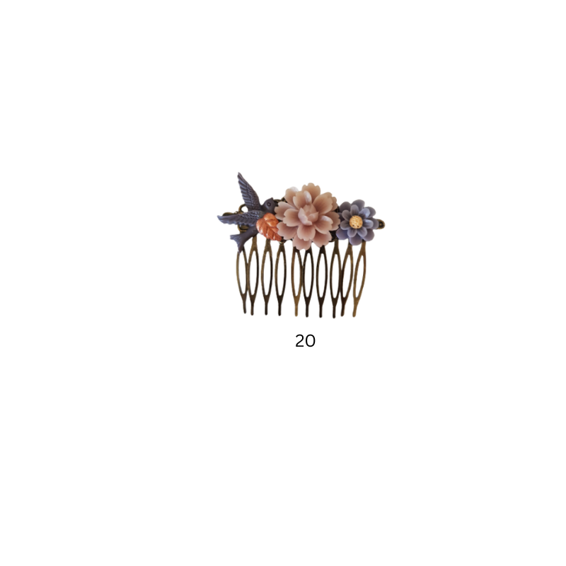 Garden Bloom Vintage Comb Collection