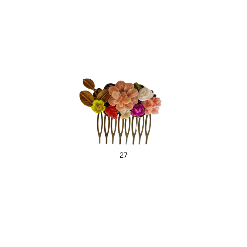 Garden Bloom Vintage Comb Collection