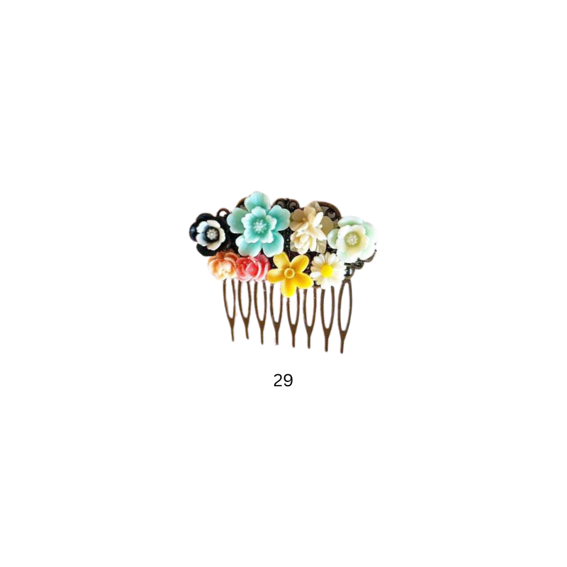 Garden Bloom Vintage Comb Collection