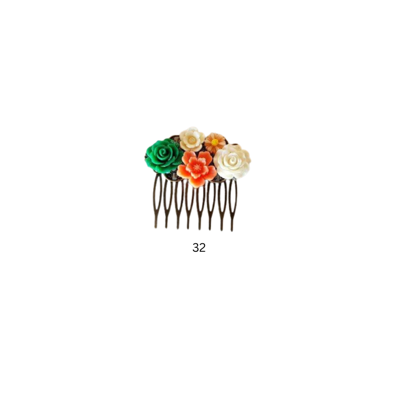 Garden Bloom Vintage Comb Collection