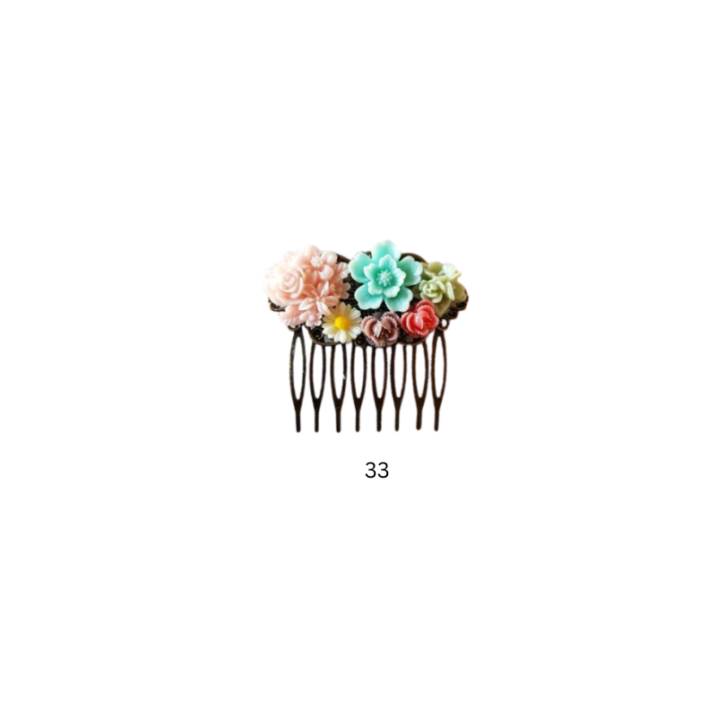 Garden Bloom Vintage Comb Collection