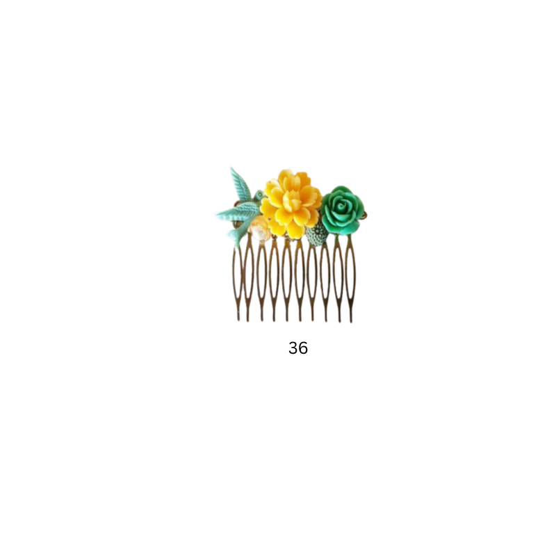 Garden Bloom Vintage Comb Collection
