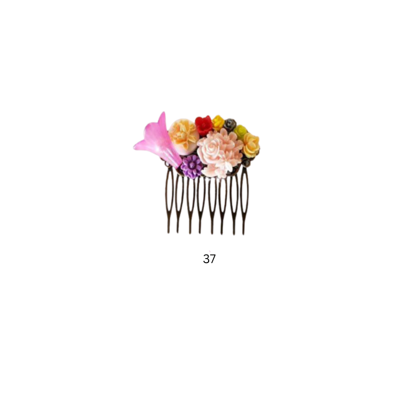 Garden Bloom Vintage Comb Collection