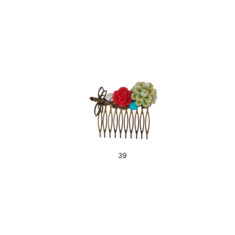 Garden Bloom Vintage Comb Collection