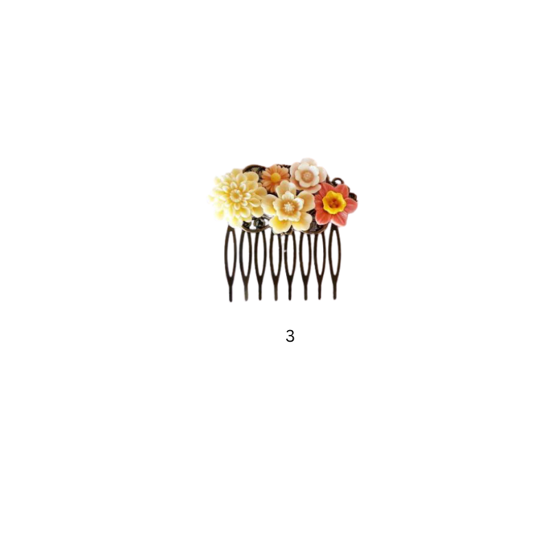Garden Bloom Vintage Comb Collection