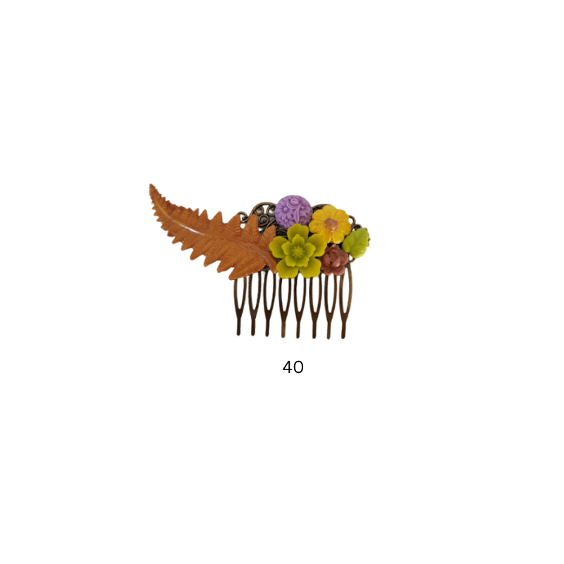 Garden Bloom Vintage Comb Collection