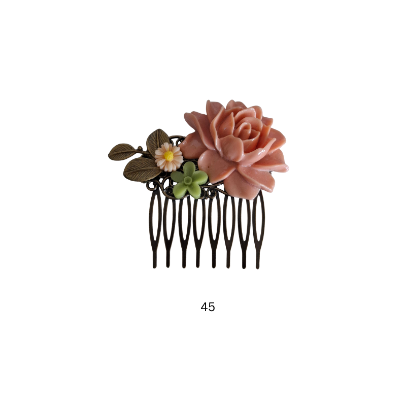 Garden Bloom Vintage Comb Collection