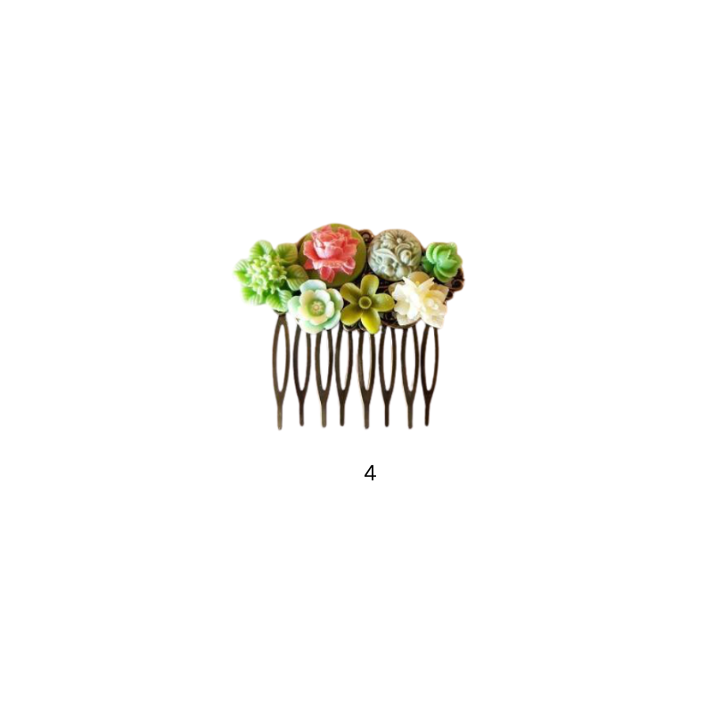 Garden Bloom Vintage Comb Collection