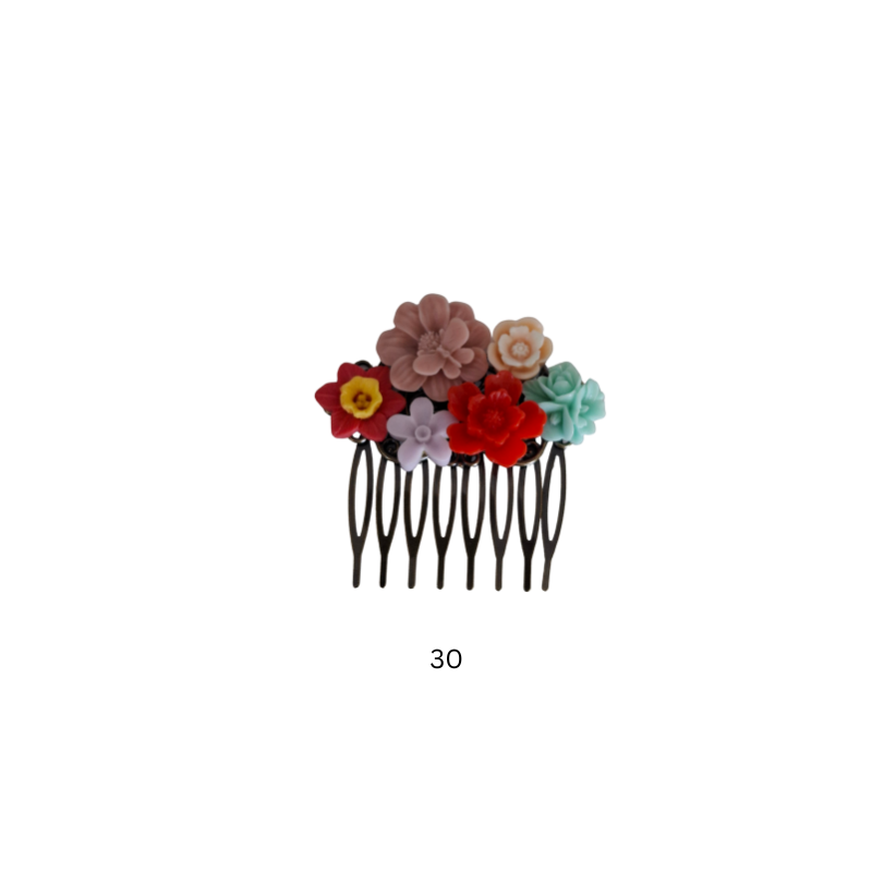 Garden Bloom Vintage Comb Collection