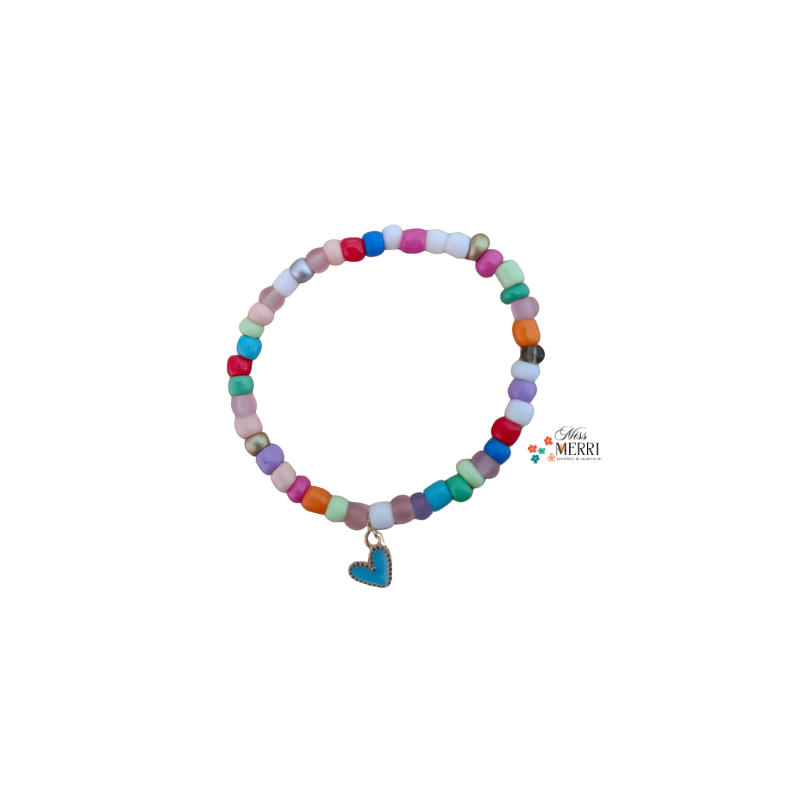 Red Heart Charm Bracelet