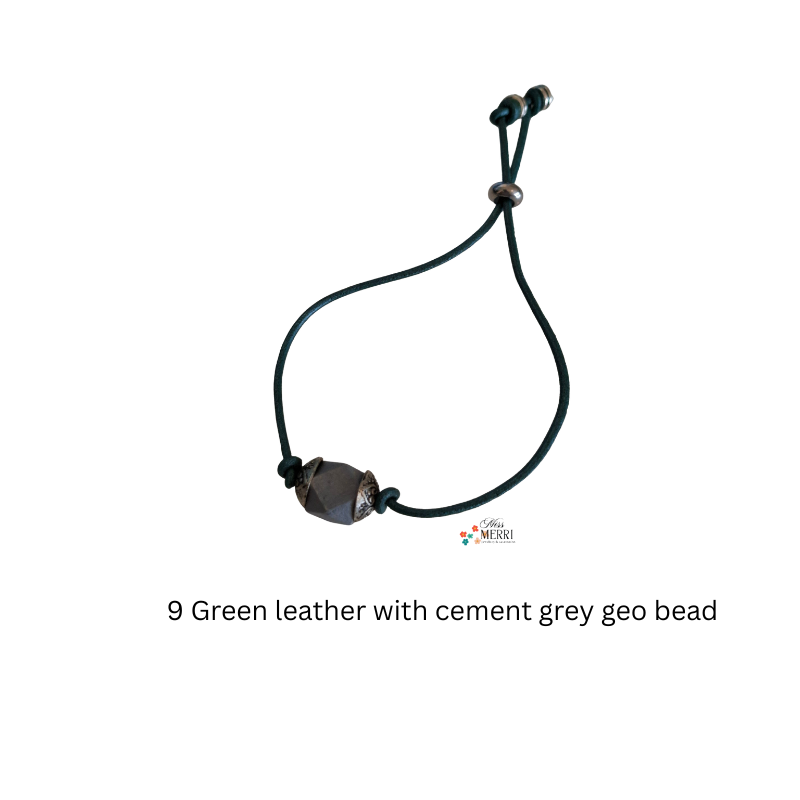 Minimalist Geo Leather Bracelets Collection