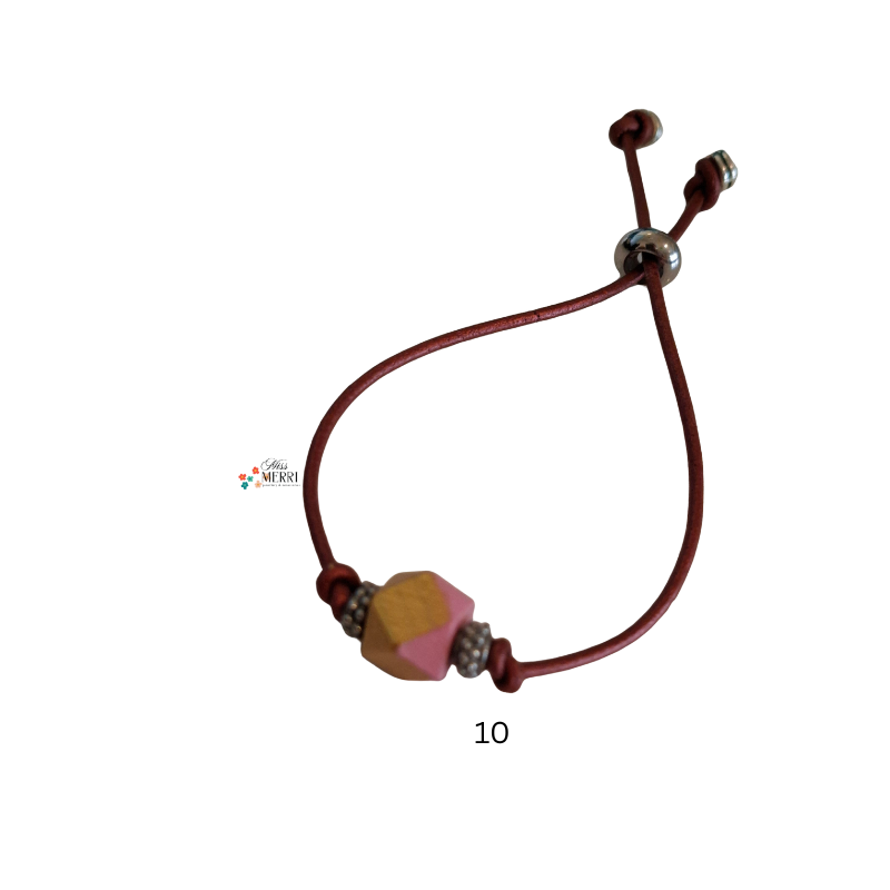Minimalist Geo Leather Bracelets Collection