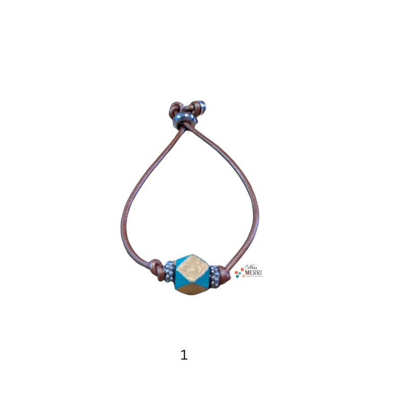 Minimalist Geo Leather Bracelets Collection