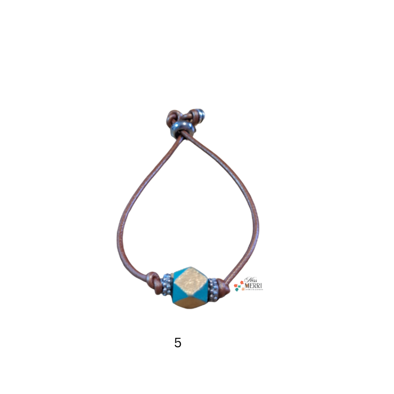 Minimalist Geo Leather Bracelets Collection