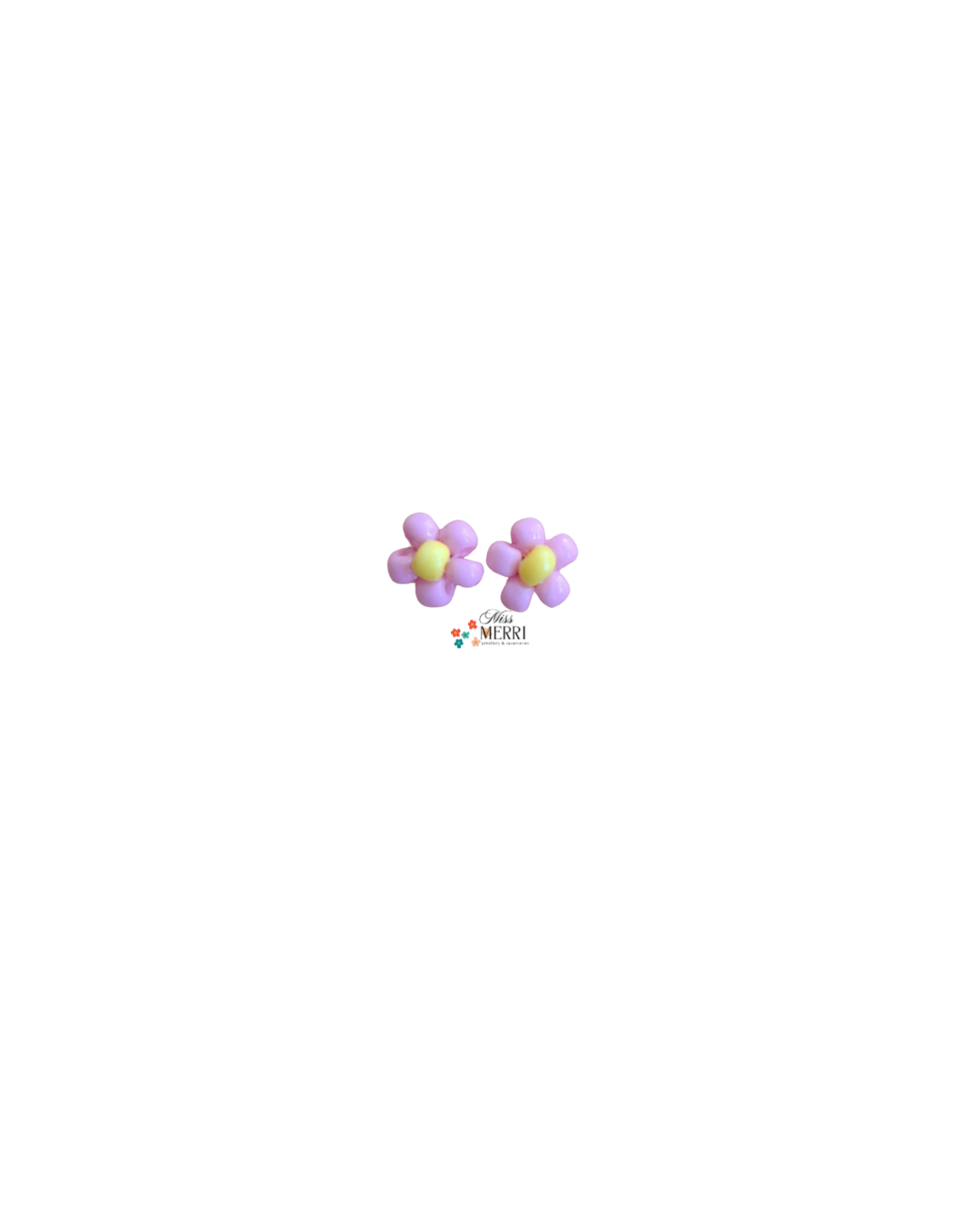 Baby Pink Daisy Earstuds