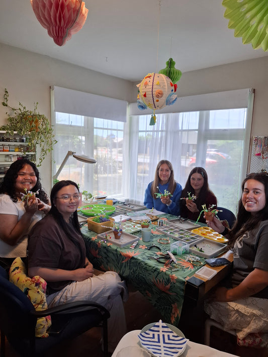 Beaded Flowerpot Workshop