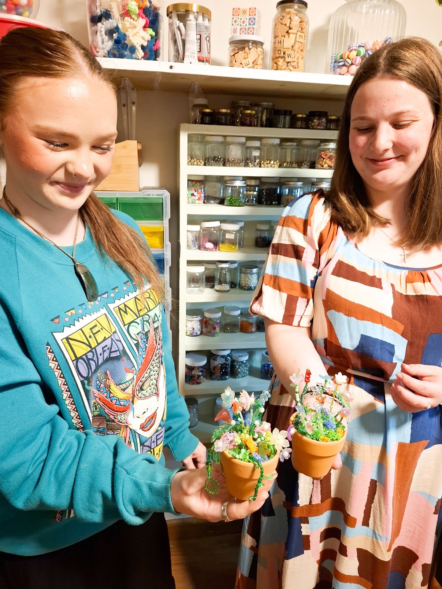 Beaded Flowerpot Workshop