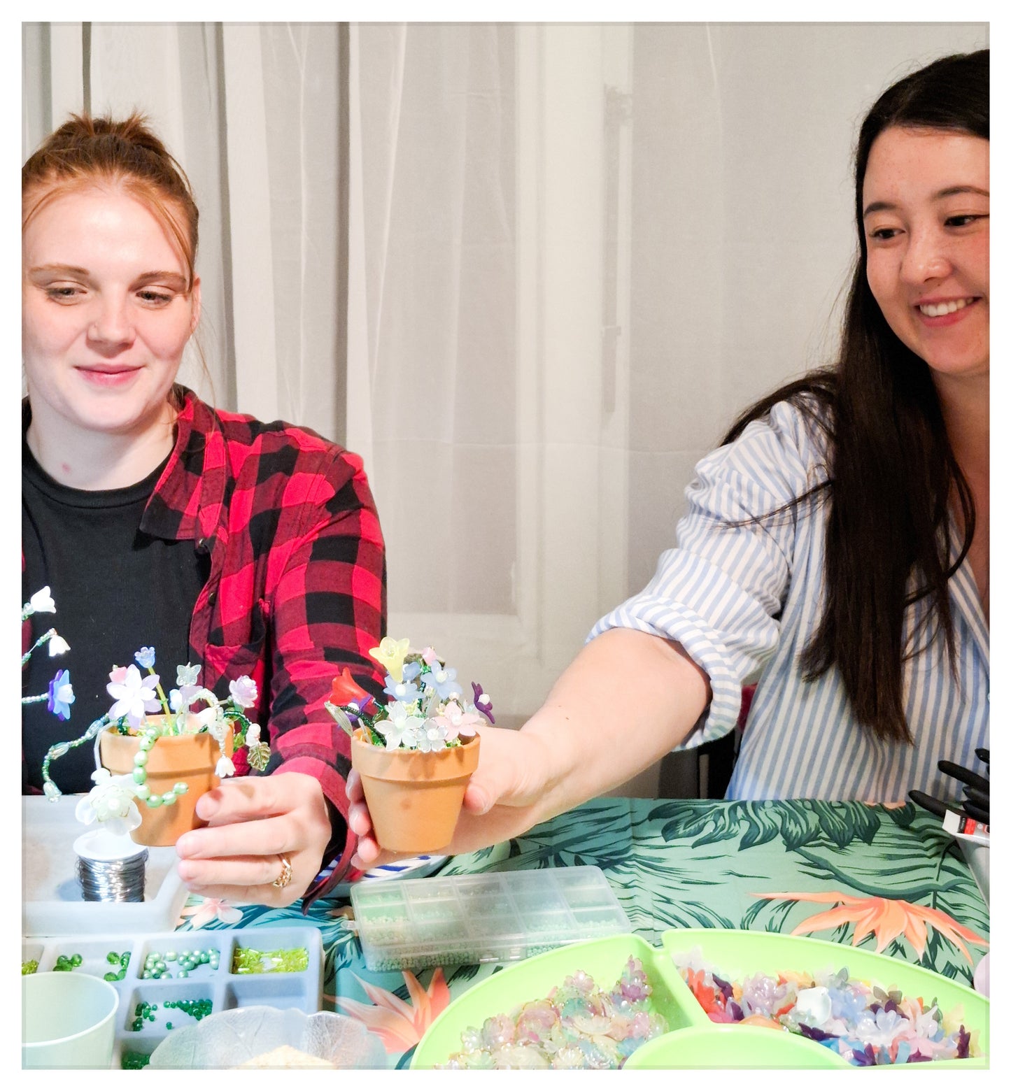 Beaded Flowerpot Workshop