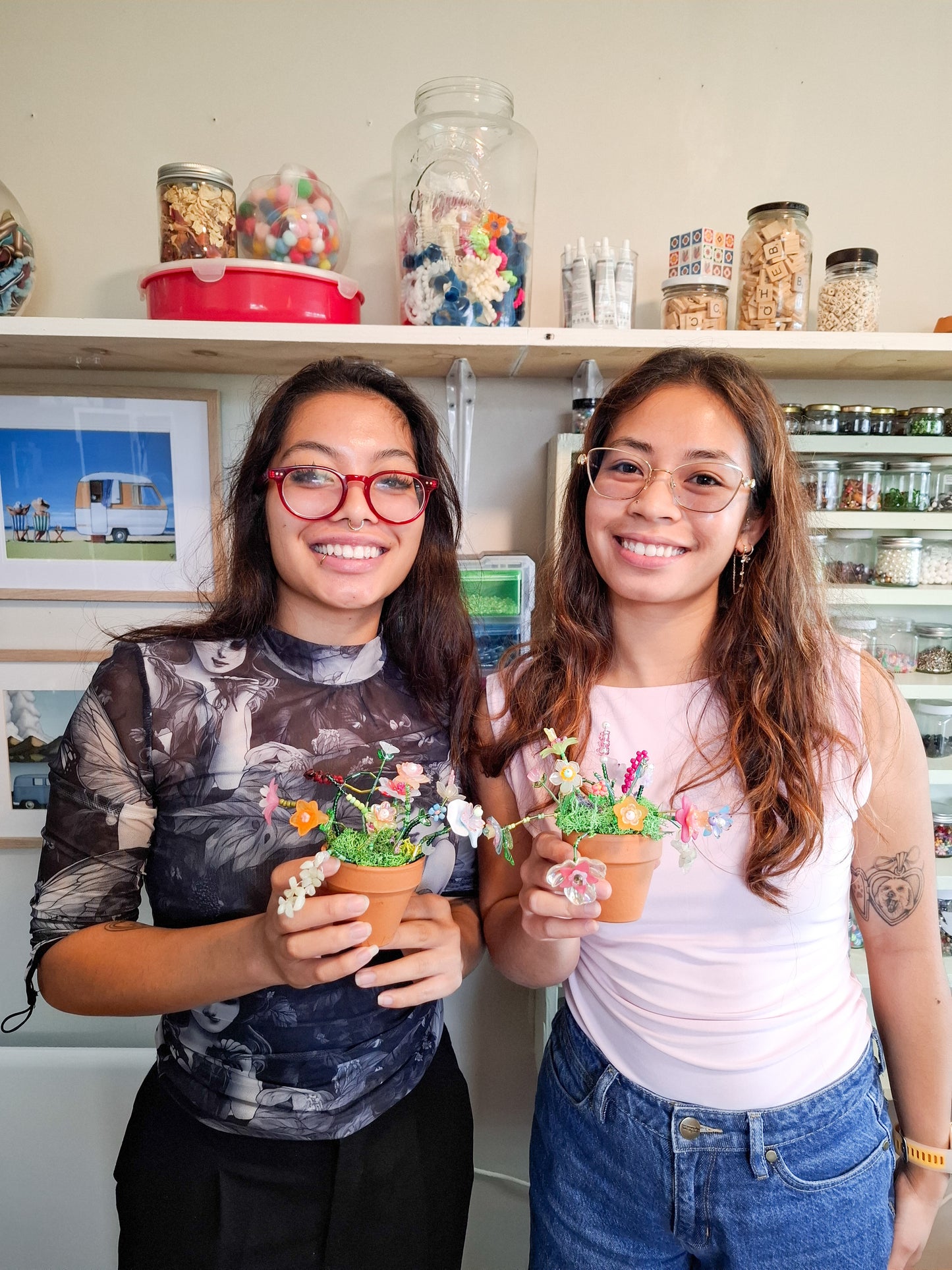 Beaded Flowerpot Workshop