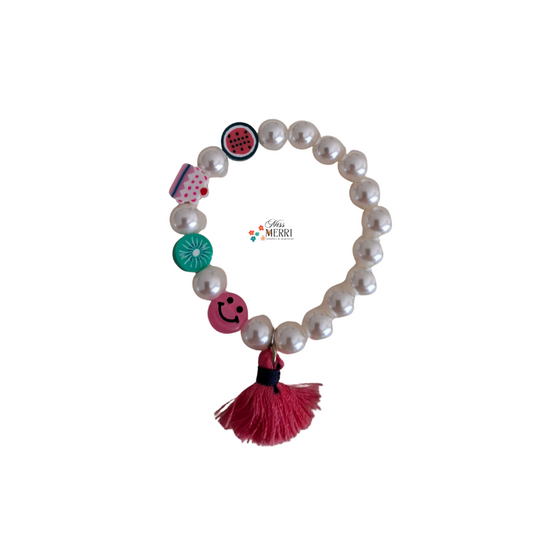Happy Vibes Tassel Bracelet