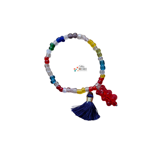 Rainbow Gummy Tassel Bracelet