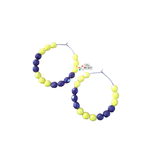 Twilight Glow Hoop Earrings