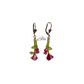 Magenta Bloom Vine Earrings