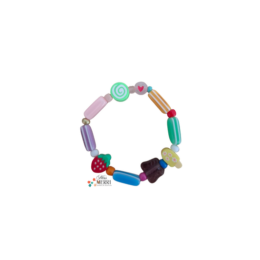 String of Candy Charm Bracelet