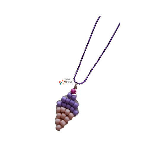 Beaded Ice Cream Necklace