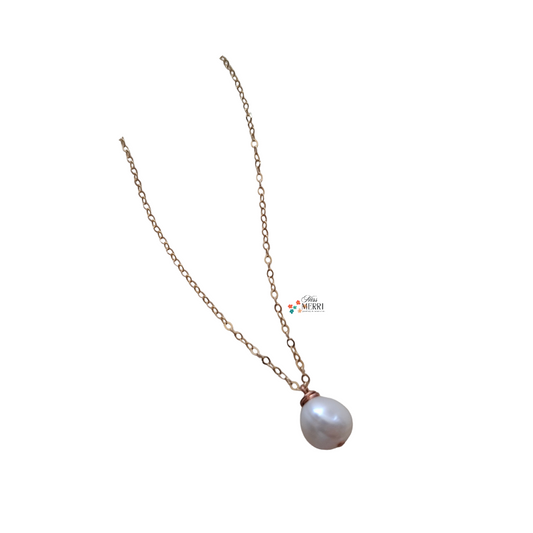 Classic Pearl Drop Necklace