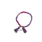 Purple Beaded Bracelet with Tassel & Charm