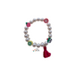 Girls Pearl Bracelet with Fruit & Candy Charms