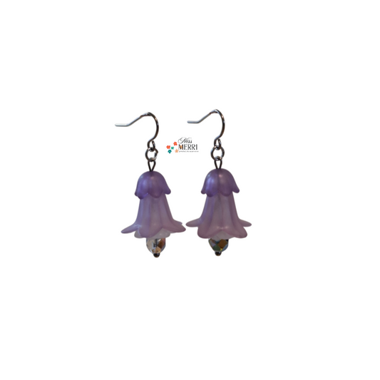 Lavender Bell Earrings