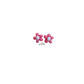 Carnation Pink Daisy Earstuds
