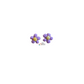 Lavender Bloom Daisy Studs