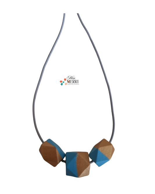 Azure Geometry Necklace