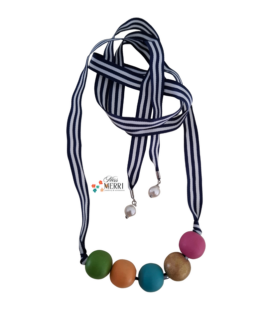 Nautical Charm Bead Necklace