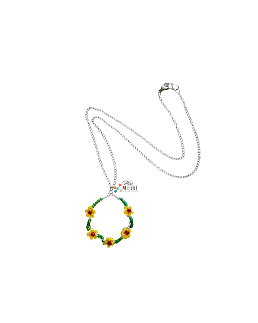 Flower Pendant Necklace