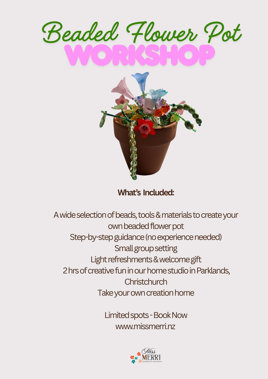 Beaded Flowerpot Workshop